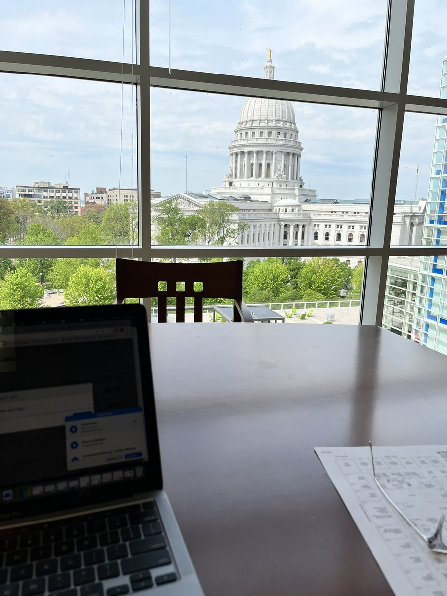 Changing up the office view today.