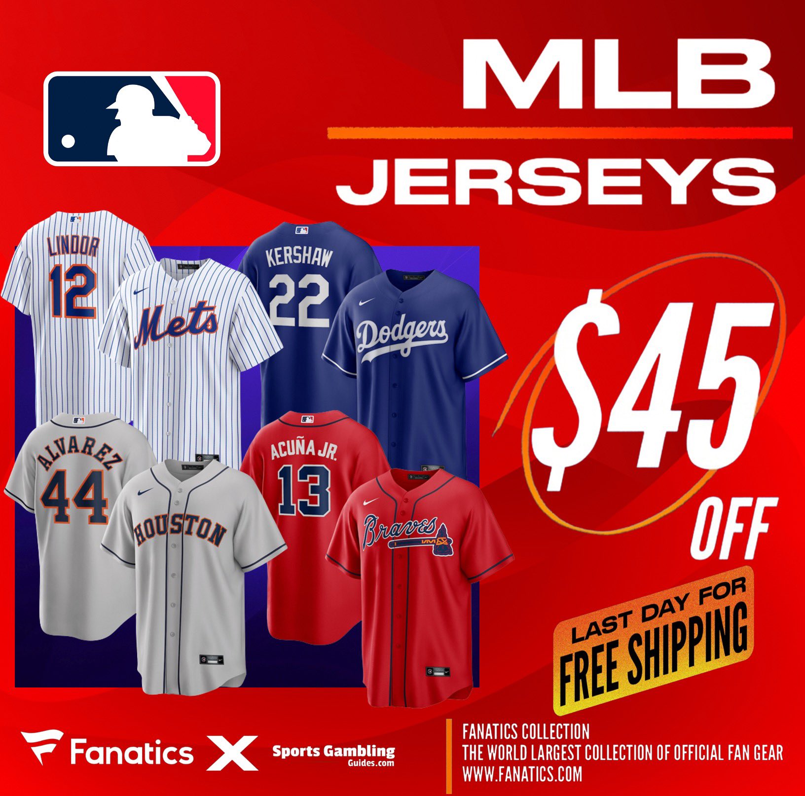 SGG Promos on X: MLB SUPER SALE, @Fanatics, UP TO 65% OFF BOSTON RED SOX  GEAR! 🏆 Take advantage of Fanatics EXCLUSIVE offer and get up to 65% OFF  on Red Sox