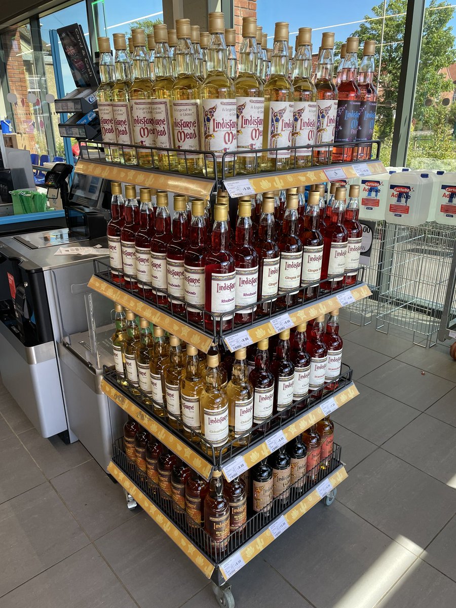 Team Kirkbymoorside is happy to welcome our newest range in time for the #Jubilee, what could be more traditional than some @LindisfarneMead Mead or Fruit wine. Why not come into store & try some @coopuk #itsdealswedo. @Mcalvert2016
