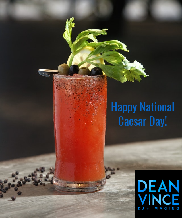 DeanVinceDJ's tweet photo. Did you know that the #Caesar was invented in #Alberta in 1969?! Caesars have been popular at #weddings the last few years! We've seen many great Caesar bars for guests to build their own. You might want to try one at your wedding! Happy National Caesar Day! #caesarday https://t.co/3MzDR2U8bu
