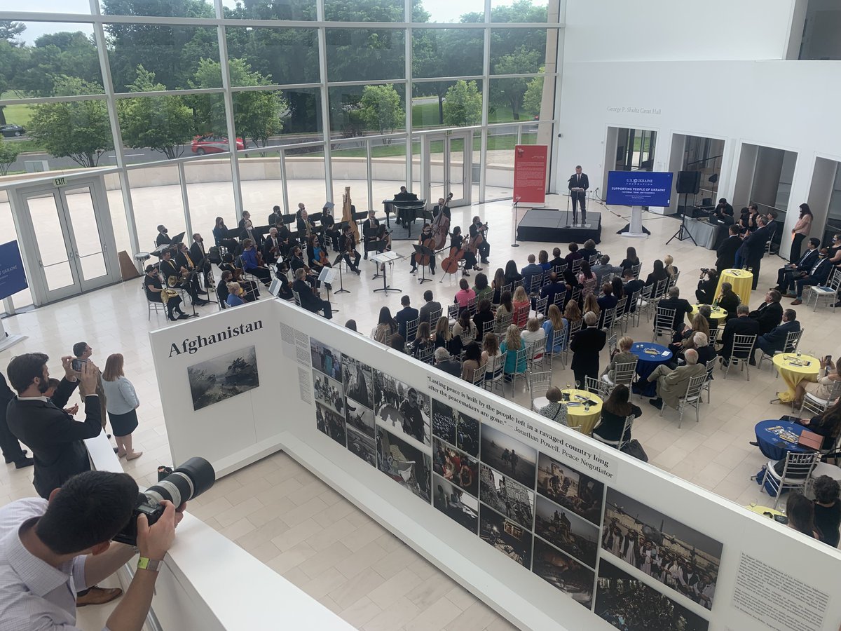 vii_foundation's tweet photo. Actor @LievSchreiber of Ukrainian descent is invested in promoting a quick and enduring peace in Ukraine. Last night he addressed the @usukraine at @USIP amongst the partly installed exhibition #reflectionsonpeaceUSIP.
#Ukraine #VII #VIIFoundation #Imagine #ReflectionsOnPeace https://t.co/nVxYShP32v