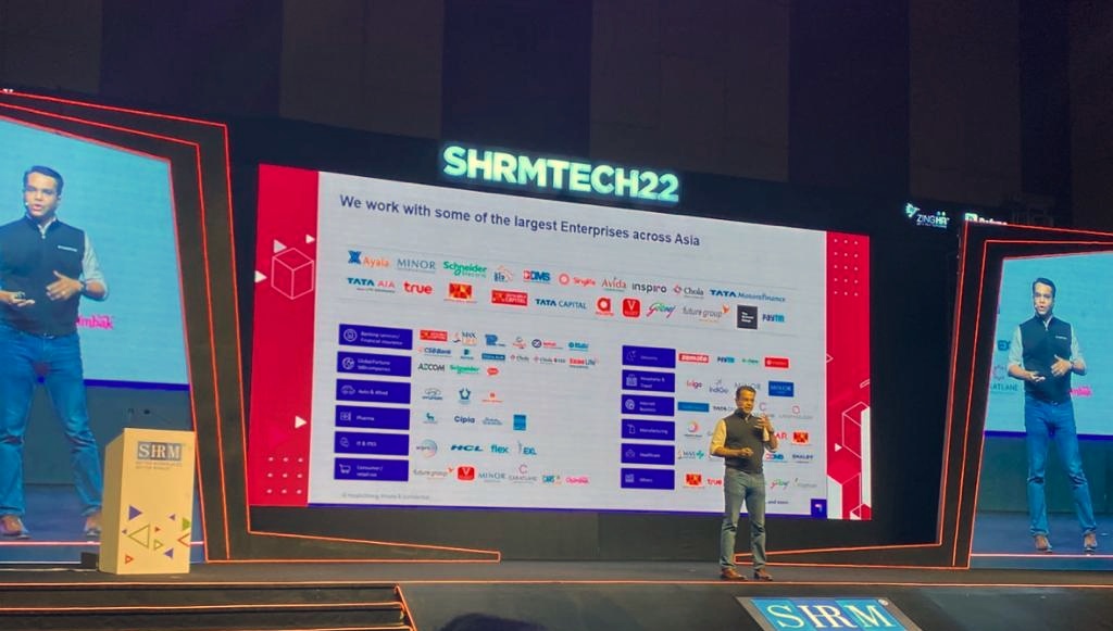 peoplestrong's tweet photo. #SHRMTech22 #LIVEUPDATES: @mtripathi (Chief Growth Officer - India &amp; ME, PeopleStrong) addressed an exclusive gathering of top business &amp; people leaders at SHRM India's #CXOHub.

#PeopleStrong #HRTech 4.0 #TalentOperatingSystem #TalentManagement #TalentEconomy #EmployeeExperience https://t.co/Uge8AQtyF2