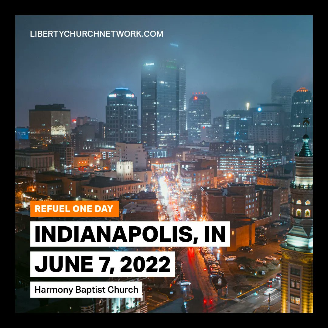 LibertyCNetwork's tweet image. We're going to Indy for our #RefuelOneDay #Season2 finale w #LCNAvonIN &amp;amp; #LCNRichmondIN! We hope you'll join us for this time of teaching &amp;amp; encouragement. And it's FREE?! Register now at refuel.org.
@refuelorg @HarmonyofAvon #Refuel2022 #MakeDisciplesWhoMakeDisciples