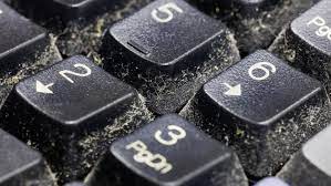 OnSiteCompClean's tweet image. A surface wipe of a keyboard does not really clean it.
Food particles, skin cells, &amp;amp; even dust are lodged between &amp;amp; below the keyline

We professionally detail clean office keyboards to remove all that lurks below. We disinfect the top too!

How clean is YOUR keyboard #yyc