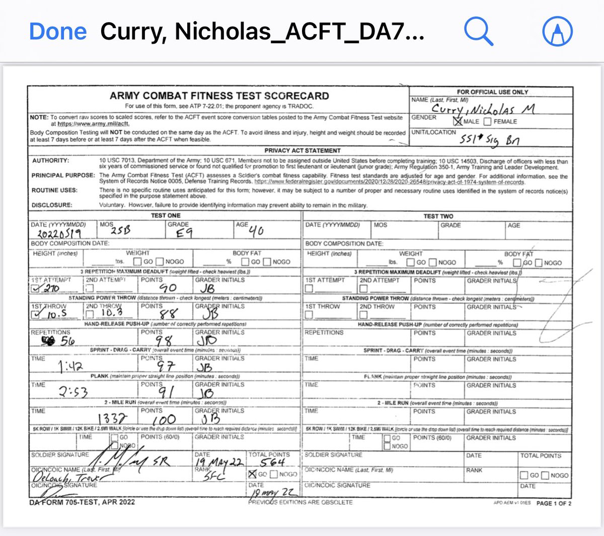 realNickCurry's tweet photo. I still have a lot of work to do and there is a good bit of room for improvement. Don’t stress just take the test… #ACFT3.0 #acft #army #fitness #ACFT #usarmy #fitnessmotivation #cardio #armystrong #motivation #fit #acftprep #fitnessjourney #healthy #gym #fall2022 #resilience https://t.co/e2fMndUvOk