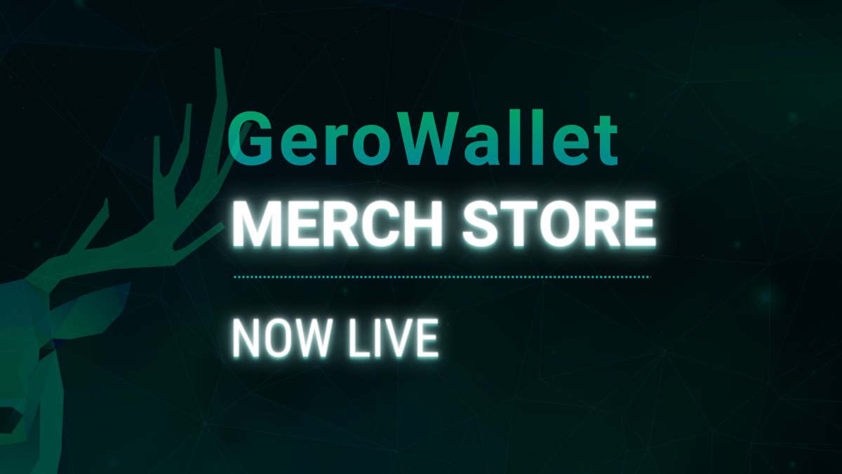 🎉GeroWallet Birthday Week - DAY 3 🎉

GeroWallet Merch Store Is Live!! You can now sport the Gero Stag on mugs, T-shirts and more.

Check out our shop and order your Gero merch here 👇
my-store-cbc3ea.creator-spring.com