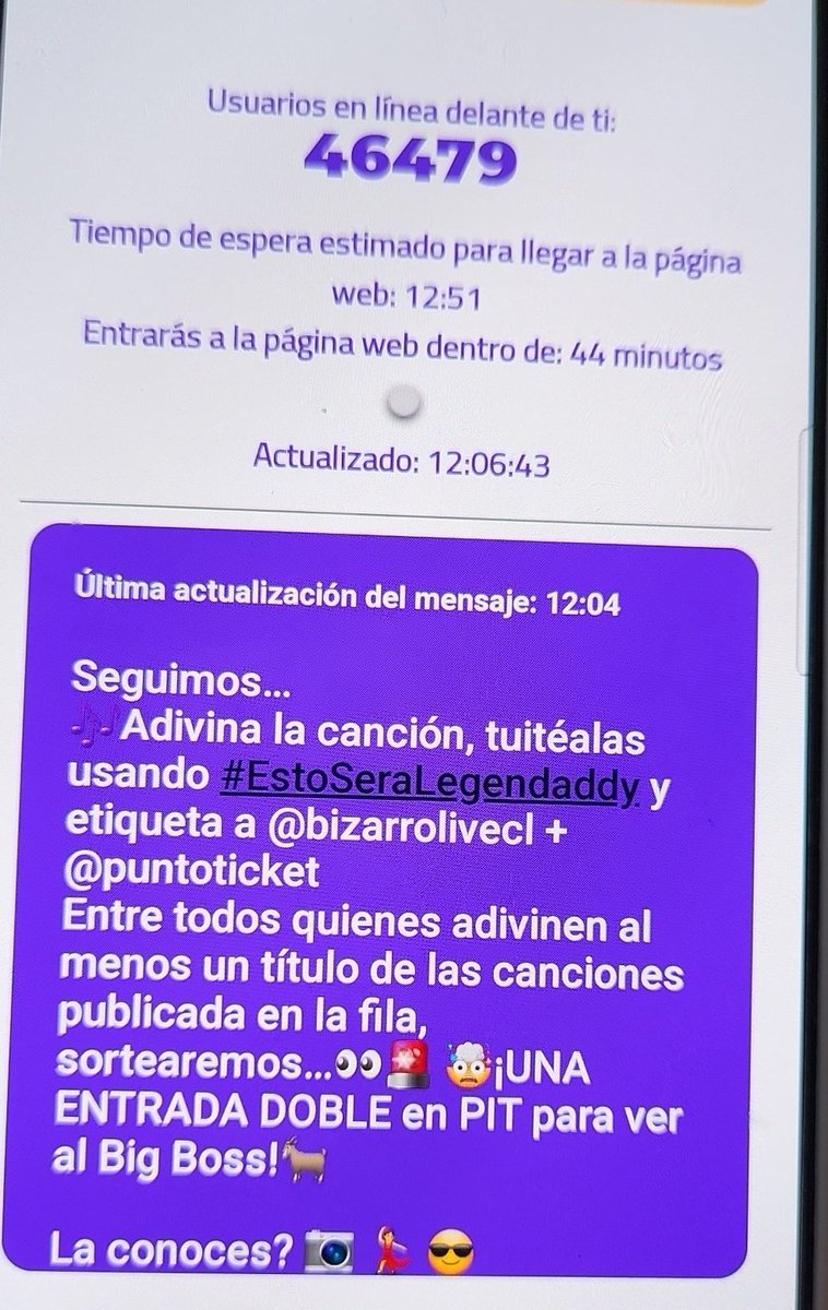 Dlar123g's tweet photo. #EstoSeraLegendaddy
@bizarrolivecl @puntoticket 

La canción es POSE 📸💃😎 https://t.co/jXyz0ijXrb