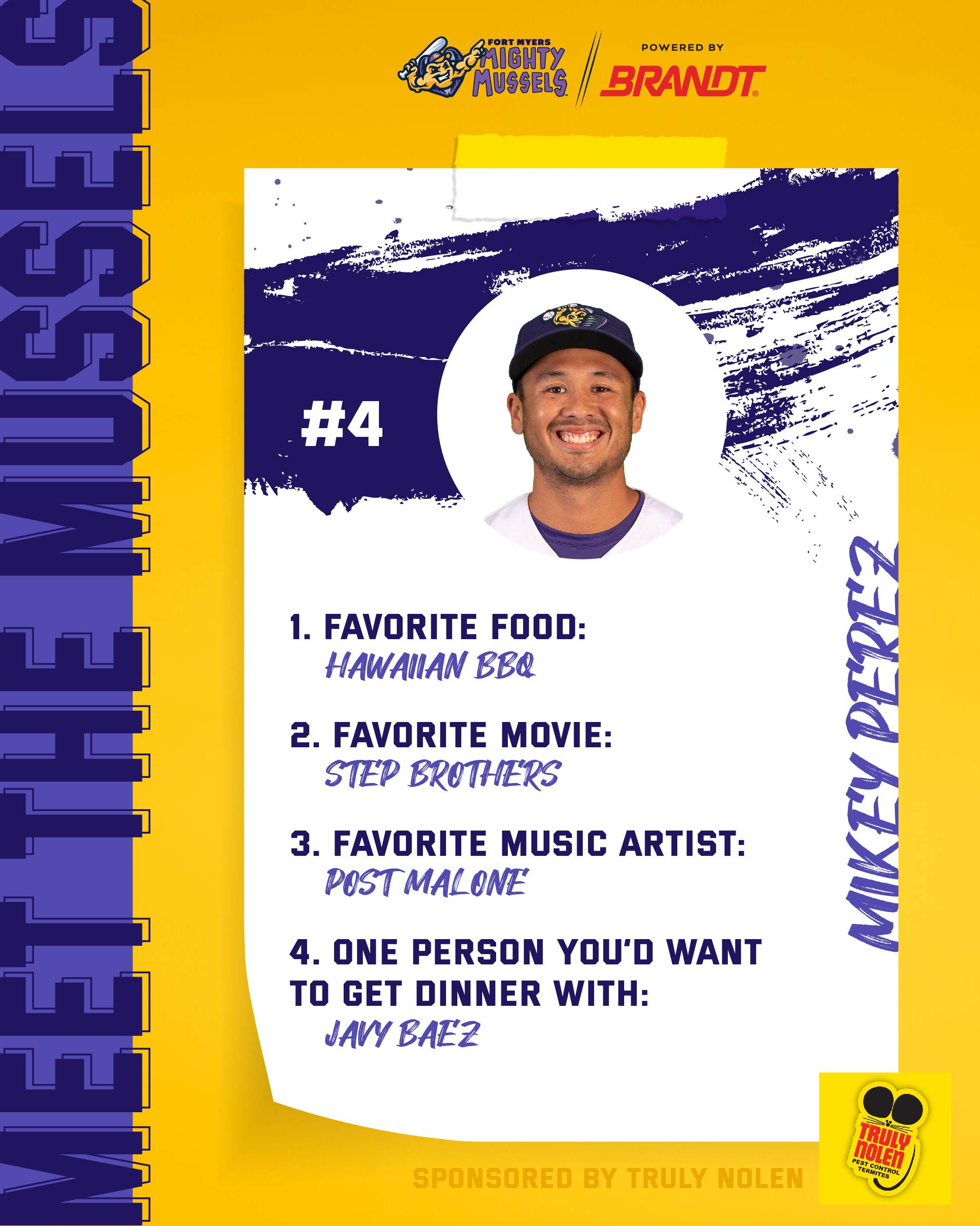 Fort Myers Mighty Mussels on Twitter "You might recognize him from our