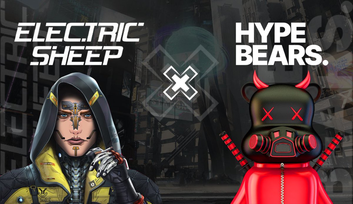 🐻 Hypebears x Electric Sheep 🐑

We are happy to do a giveaway for 3 Mintlist spots by accomplishing the tasks below:

1. Follow 
<a href="/0xElectricsheep/">Electric Sheep NFT</a>, <a href="/UltiverseDAO/">Ultiverse</a>, <a href="/hypebearsclub/">HYPEBEARS</a>
2. Like, RT &amp; tag @ 3 friends
3. Join