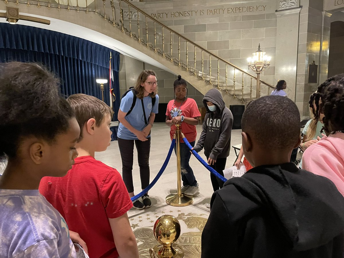 Learning about the state capital #trustyhuskies <a href="/AHLHuskies/">Alpha Hart Lewis, The AVID Elementary</a>