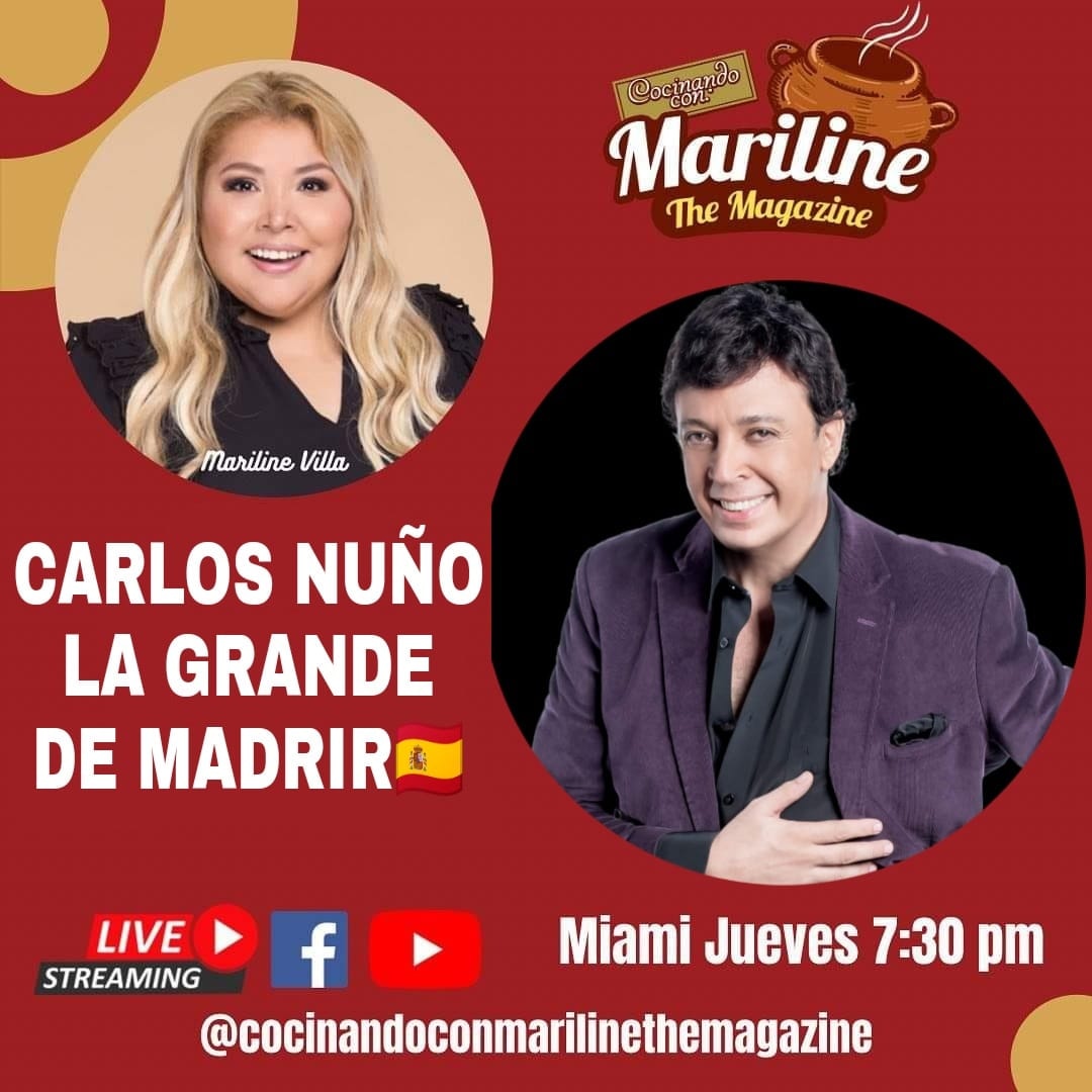 Hoy Jueves 19 mayo desde Miami
7:30 pm hora de miami
Carlos Nuño presenta nueva produccion
Ver desde: facebook.com/cocinandoconch…