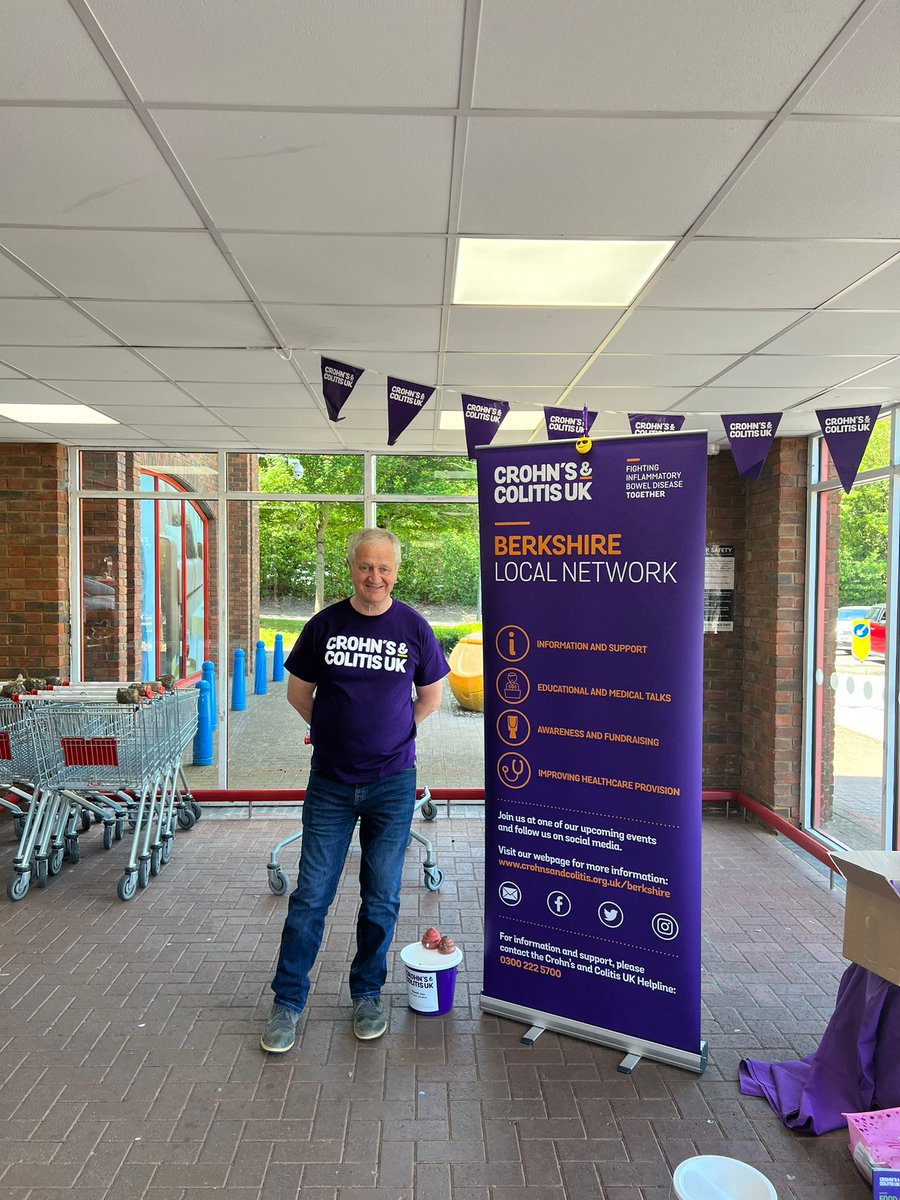 CrohnsColitisBK's tweet photo. Berkshire Network is glad to be back! 

We're looking forward to being back to in-person events this summer, so please do keep a look out for upcoming events! We're supporting #WorldIBDDay today so we can continue to raise awareness and provide support to those who need it. 🙏🏽💜 https://t.co/xTbbLRzUn3