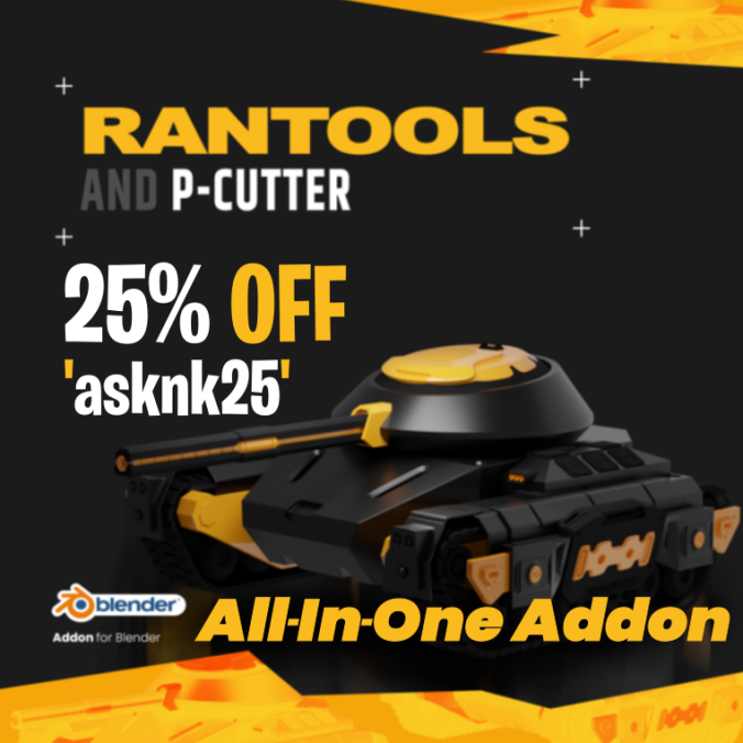 anselemnkoro's tweet photo. YAY! - We got a 25% Coupon - https://t.co/2nIFkZ9P3L #discout #b3d #blender #addon #3d #blender3d #indiedev https://t.co/mmx4zw1nFw