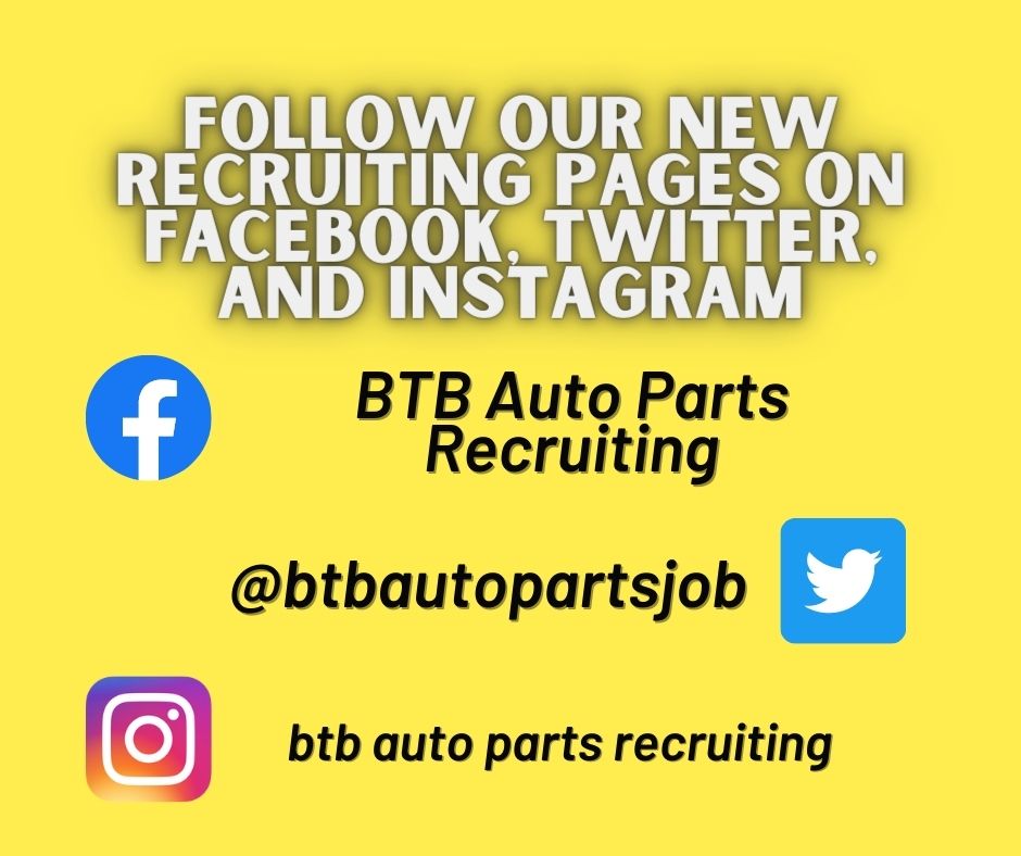Bumper To Bumper Auto Parts Recruiting (BTBAutoPartsJob) / Twitter