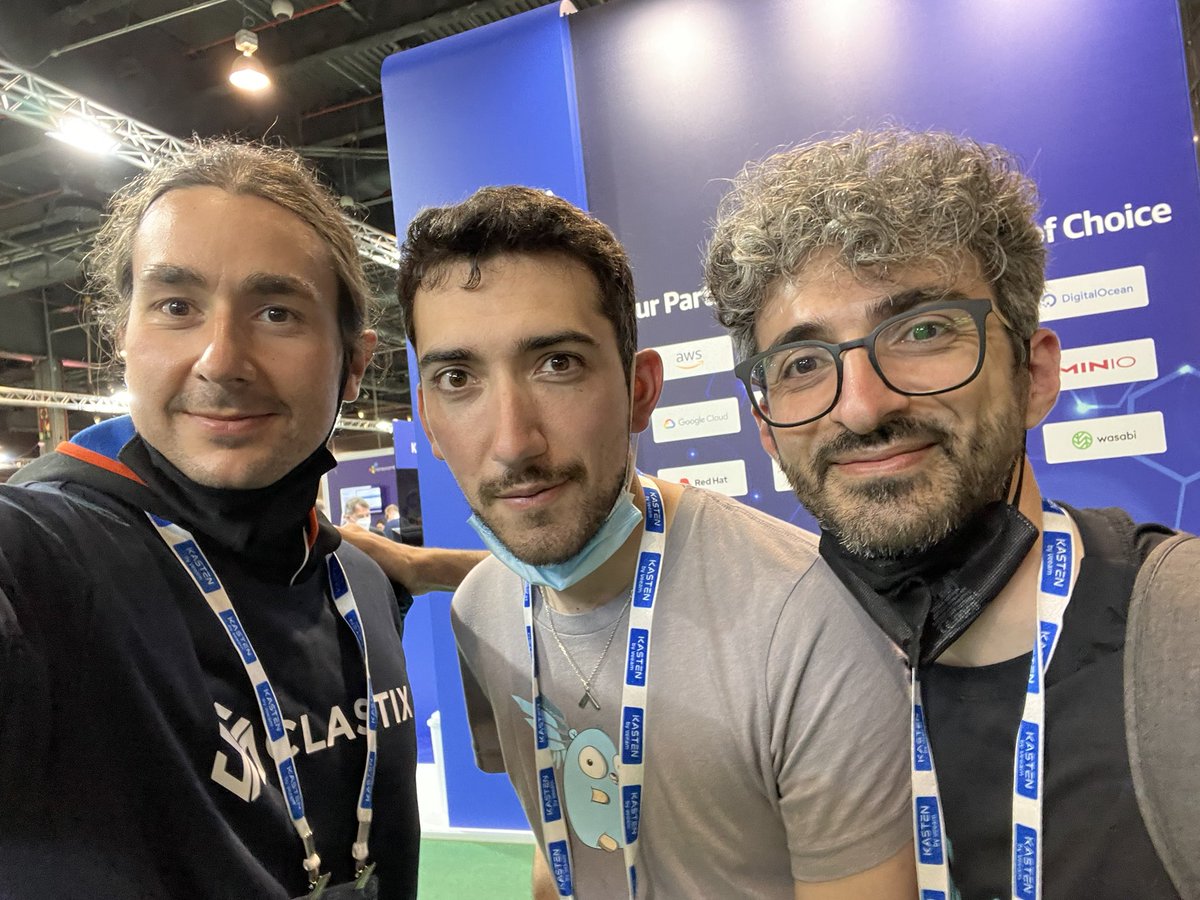 <a href="/falco_org/">falcosecurity</a> community finally together in person! 

<a href="/leogrease/">Leonardo Grasso</a> <a href="/jasondellaluce/">Jason Dellaluce</a> <a href="/loresuso/">Lorenzo Susini</a>  <a href="/TLabarussias/">Thomas Labarussias</a>