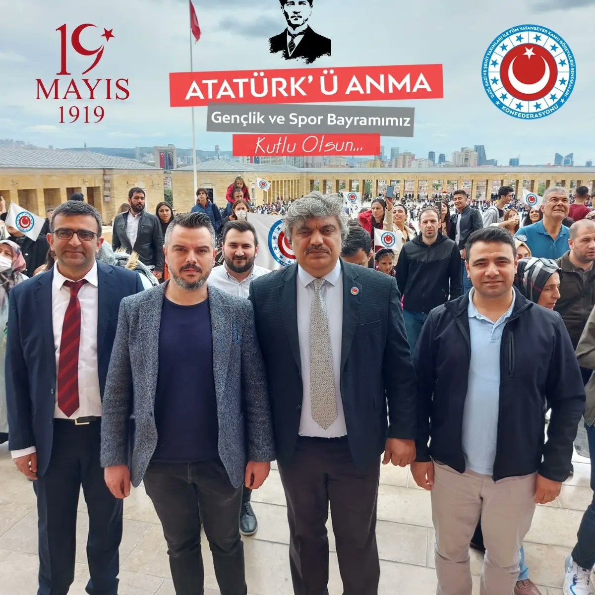 avci2004's tweet photo. Bugünümüzle ve geleceğimizle biz büyük bir aileyiz... 19 Mayıs Atatürk 'ü Anma, Gençlik ve Spor Bayramımız Kutlu Olsun....
Tuna AVCI https://t.co/tY7hdtoNNT