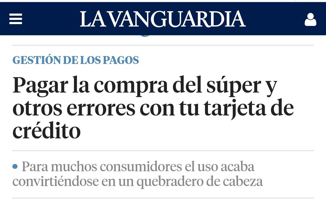 Un error a menos que hayas estudiado Economía y sepas que puedes programar el pago de la tarjeta por el total mensual y sin intereses #LaEconomíaSeQuedaEnLasAulas