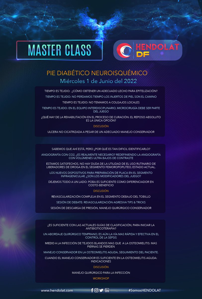 hendolat's tweet photo. 𝗔𝗖𝗔𝗗𝗘𝗠𝗜𝗖 𝗣𝗥𝗢𝗚𝗥𝗔𝗠
𝙈𝘼𝙎𝙏𝙀𝙍 𝘾𝙇𝘼𝙎𝙎 "𝙉𝙚𝙪𝙧𝙤𝙞𝙨𝙘𝙝𝙚𝙢𝙞𝙘 𝘿𝙞𝙖𝙗𝙚𝙩𝙞𝙘 𝙁𝙤𝙤𝙩"
𝙎𝙞𝙜𝙣 𝙪𝙥 👉 https://t.co/R5DuFFB9qM
#somoshendolat
#hendolat2022
#hendolatdf
#SaveTheDate
#hendolatdiabeticfoot https://t.co/t3JS6sgg3s