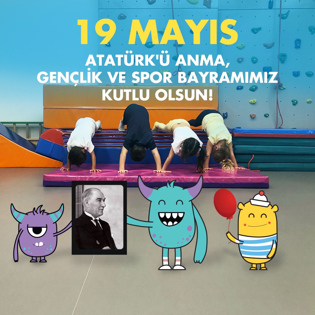 19 Mayıs Atatürk’ü Anma, Gençlik ve Spor Bayramımız kutlu olsun! 🇹🇷 #19Mayıs