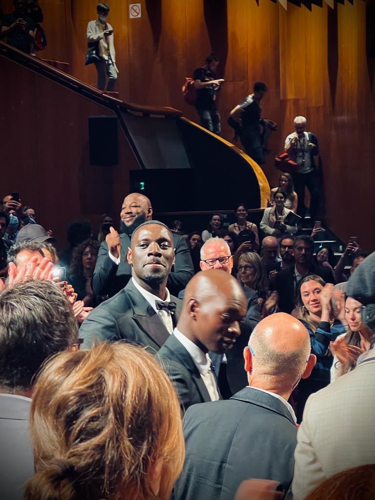 PatheBCAfrique's tweet photo. Mémoire, histoire et émotion hier à la projection de #tirailleurs de @MathieuVadepied avec @OmarSy, film d’ouverture de la catégorie Un certain Regard du @Festival_Cannes #gaumontdistribution @GaumontFilmSale https://t.co/qHE4BbKSfp
