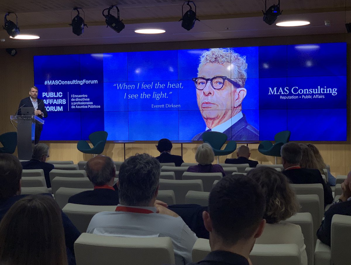 jesusespino's tweet photo. Esta mañana he tenido la oportunidad de asistir, en Madrid, al I Encuentro de Directivos y Profesionales de Asuntos Públicos Public Affairs Forum #MasConsultingForum. Una interesantísima iniciativa de @MASConsulting para defender la profesionalización https://t.co/zdIdspGQUF https://t.co/p6Mr9mKARf