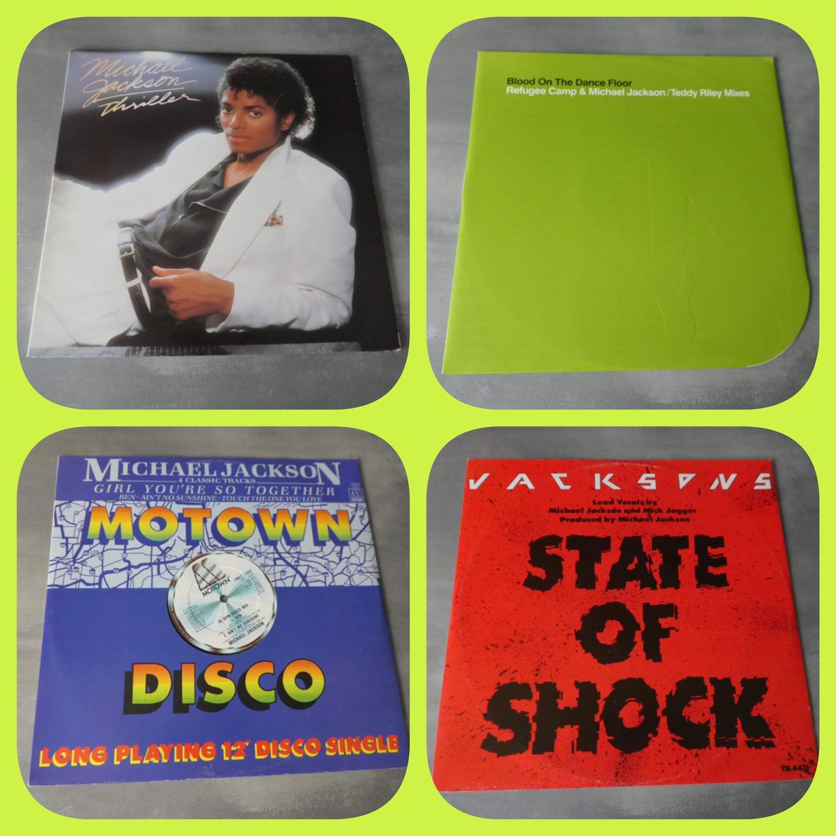 FBRecords1990's tweet photo. Listed some Michael Jackson vinyl on the lythamlunatics eBay page here’s 4/10 lots of other lovely vinyl on there #michaeljackson #fbrecords #punk #newwave #rebellionfestival #ebayseller #ebay #discogs #fbrecordsblackpool #instamusic #instapic #musicismylife #kbd #cakeynamnam https://t.co/VHCX0Lpj5q