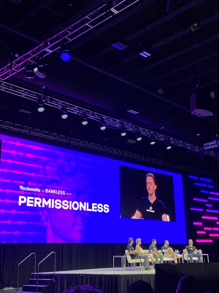 Amazing panel of #web3gaming leaders @ #permissionless

AAG shares the same mission: bringing millions of ppl to web3 via gaming

Robbie <a href="/Immutable/">Immutable</a> “gaming is the main funnel of bringing web3 to mainstream” 

<a href="/ForTheBux/">Bux</a> <a href="/Jihoz_Axie/">Jihoz.ron</a> <a href="/KieranWarwick/">Kieran.eth</a> <a href="/TheSpartanGroup/">The Spartan Group</a> 

#playandearn