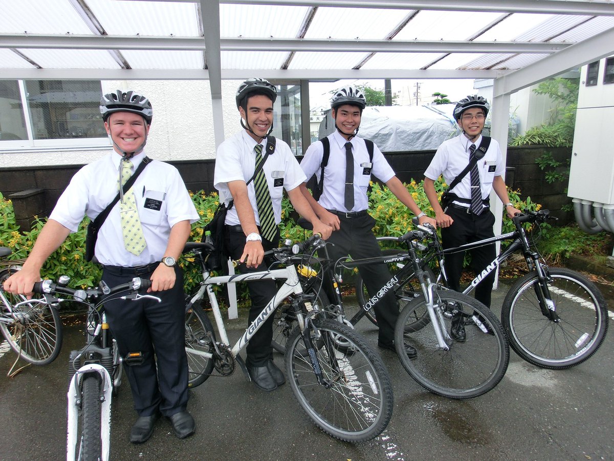 I got a new bike for my commute and it has been amazing, but today I realized that I probably look like this being in LDS Utah and all.