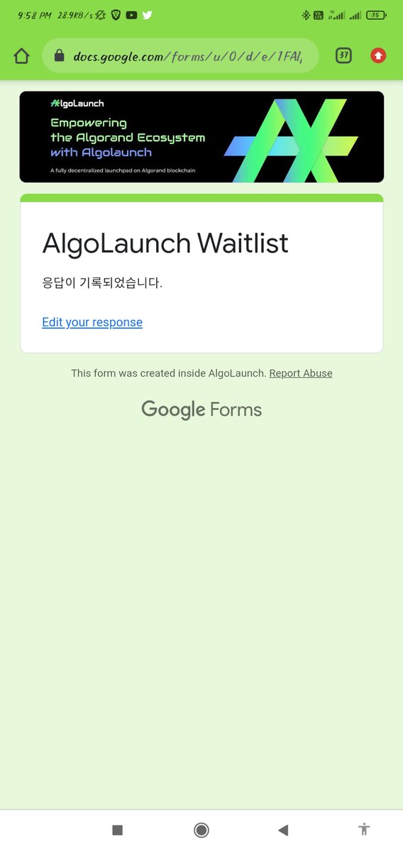 Sam66345538's tweet photo. @Algolaunch #algofam #algorand #ido #nft #giveaway

Signup is done https://t.co/sBbse7LD1Q