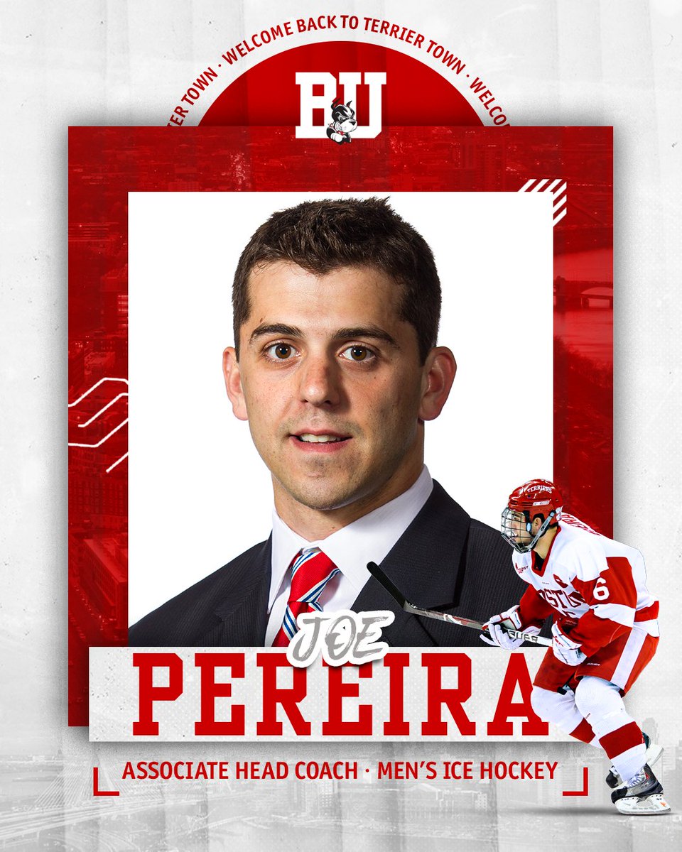 TerrierHockey's tweet photo. It's a great day to add another national champion to our coaching staff!

We're excited to welcome back Joe Pereira as our associate head coach!

https://t.co/P3FfvNxWKg https://t.co/E3RXtyflsV