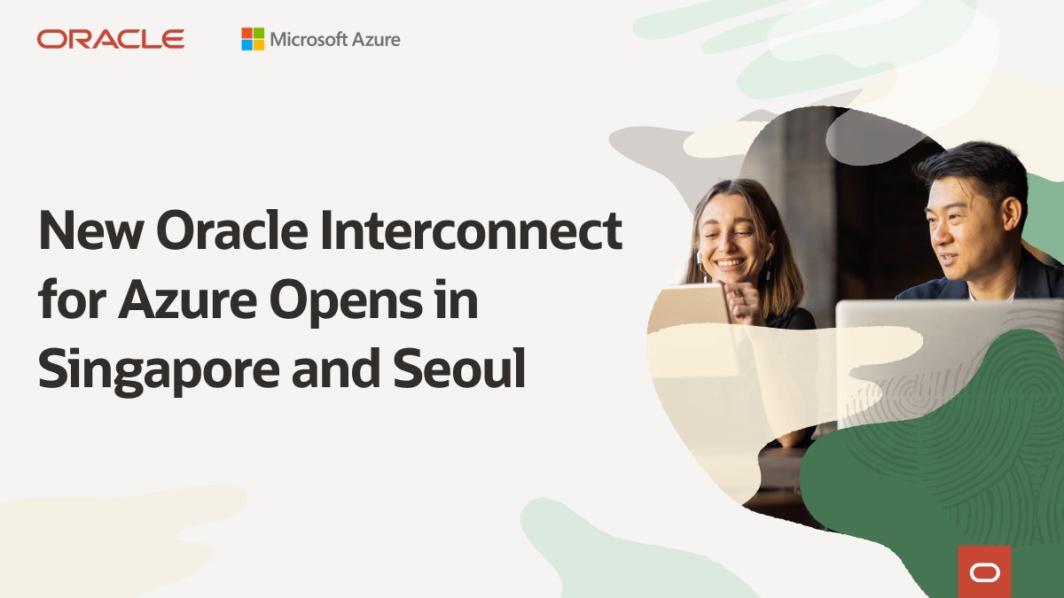 Oracle's tweet photo. Looking for a “best of both clouds” experience? Divvy up a single workload and run some parts on our #CIoudInfrastruture and others on Azure with Interconnect. https://t.co/3vX4JzdfQu https://t.co/waNbmQFQwf