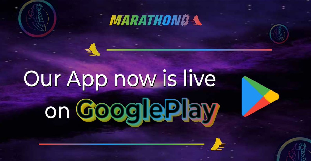📱 Our App now is officially launched on Google play,  you can download and experience it. 
👟  Google play download link:  play.google.com/store/apps/det…

 Don't forget that we still have events are ongoing 

#M2E #Move2Earn #MoveToEarn #RunToEarn