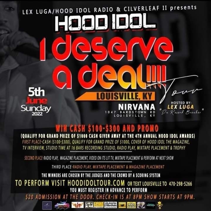 CilverL's tweet photo. 1047 Bardstown Rd
June 5 9-1a
@hoodidoltour #midwest #cilverleafII #hoodidoltour https://t.co/OapJ9xHF35