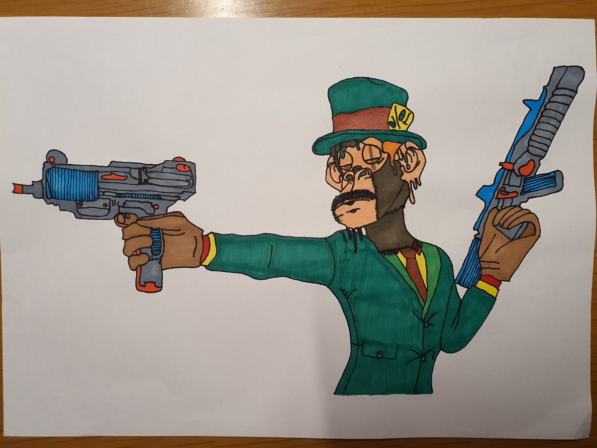MattiRe89's tweet photo. I love fanarts ๐
@trippinapes Mafia Boss ๐๐ซ๐
#Please #witelist #TrippinApeNFT #mafia #Tothemoon #nft https://t.co/b1zHY95FjG