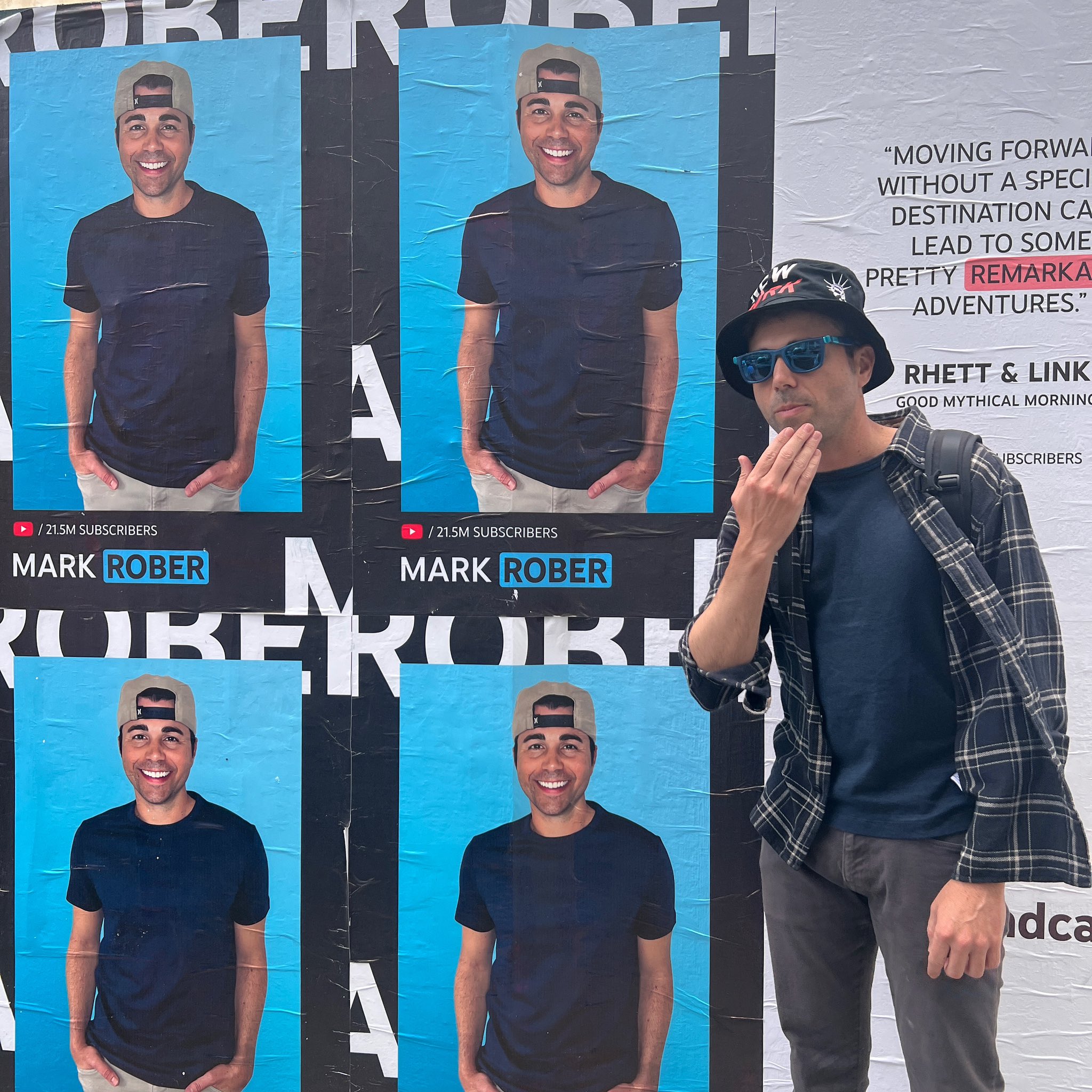 Mark Rober on Twitter "Real Mark Rober vs. Secret Disguise NYC Tourist