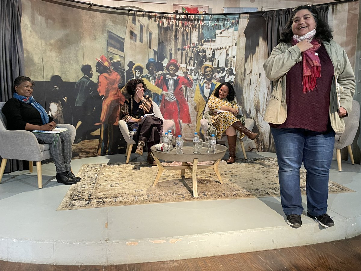 UCT_GC's tweet photo. Excited to be part of the conversation tonight as the editors @BenitaMoolman and @nadiasanger reflect on their new book: Racism,Violence, Betrayals and New Imaginaries: Feminist Voices https://t.co/ylQE1oCgFI