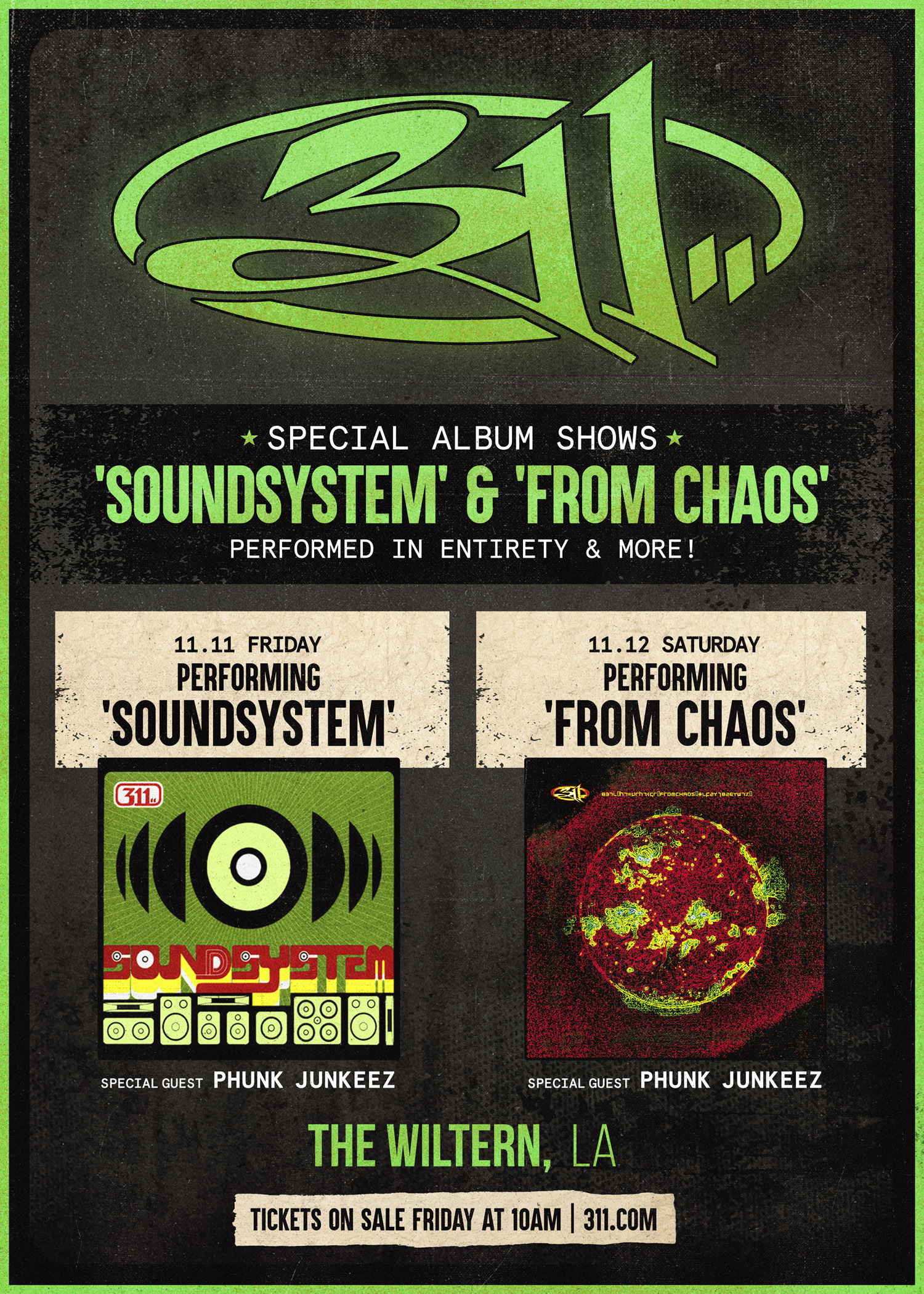 311 on Twitter "311 Fall Tour now on PreSale (27 shows / password