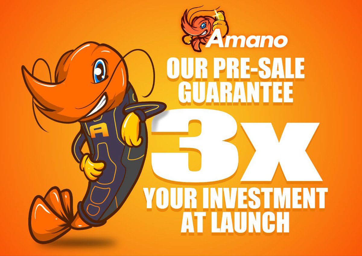 <a href="/CryptoTony__/">Crypto Tony</a> Buy #Amano - World's Most Profitable DeFi 3.0 project

PreSale 📢on May 28 14:00 UTC 
🪢Web🚨 bit.ly/3Np1TlN 🚨

✅Guarantee 3X at Launch
✅NFTs &amp; Amanopad ready to Launch
✅Presale Referral Program 7% lvl1 3% lvl2

📲TG t.me/amanoofficial