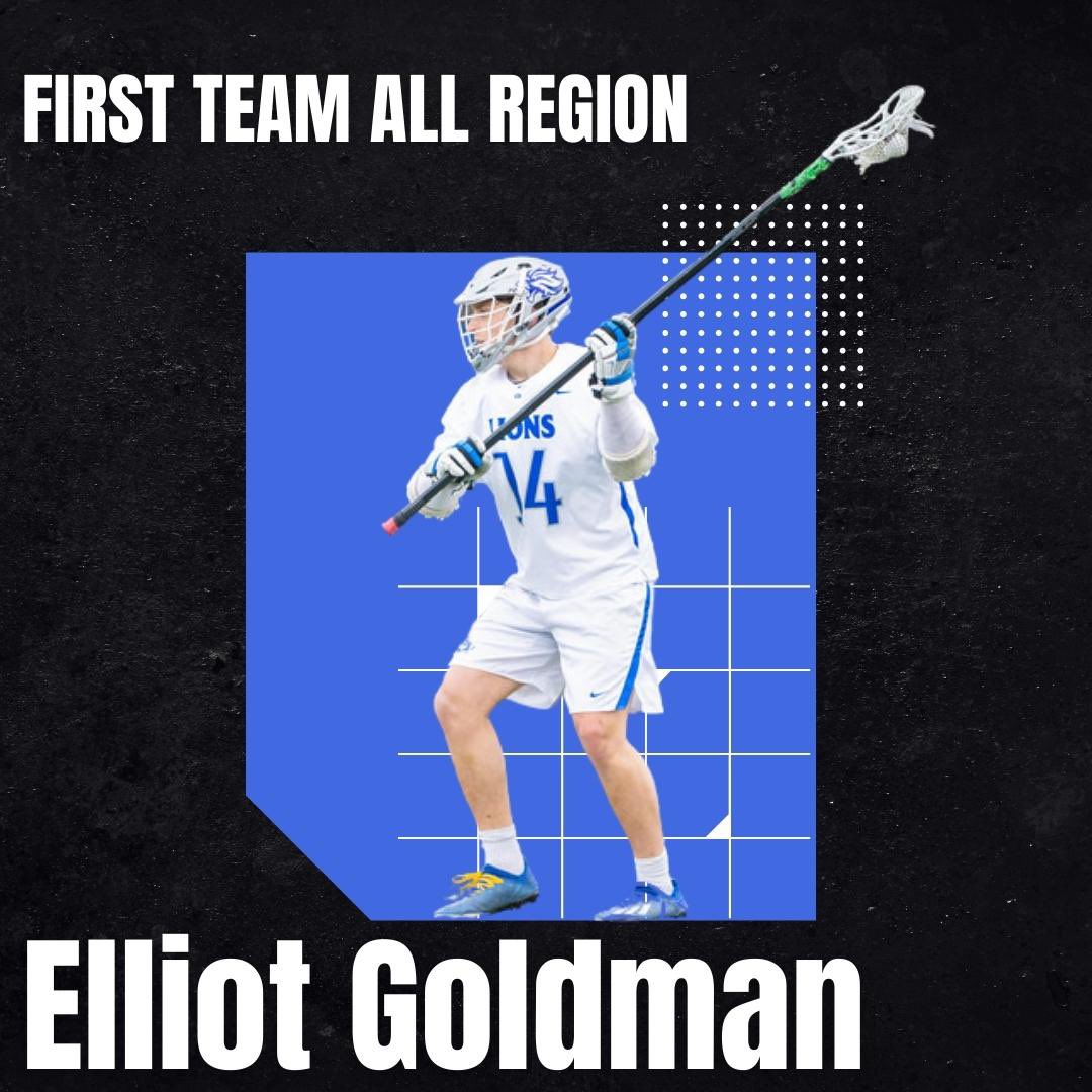 Congratulations to senior defenseman Elliott for receiving first team all region recognition!