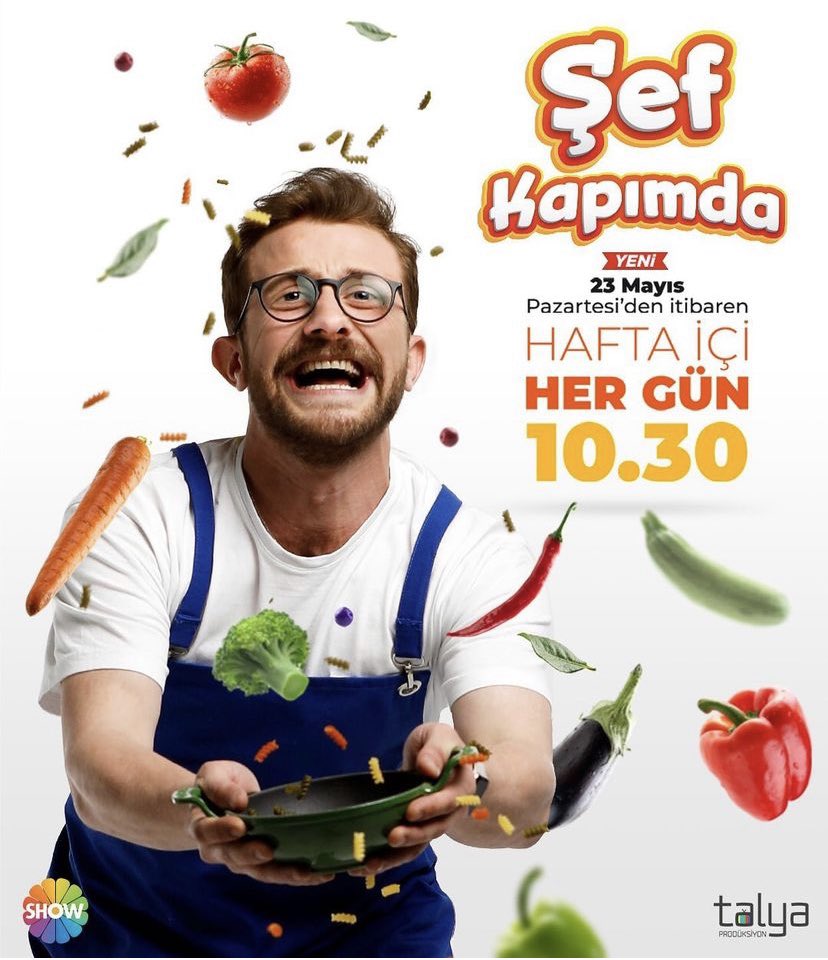 Eveeeet başlıyoruz 📣 <a href="/CRMMedya/">CRM Medya</a> olarak menajerliğini üstlendiğimiz Tahsin Şef’in muhteşem sunuculuğunda, hafta içi her gün Saat 10:30’da Show Tv’de Şef Kapınızdaaaaaaa ❤️🧿🧿🧿