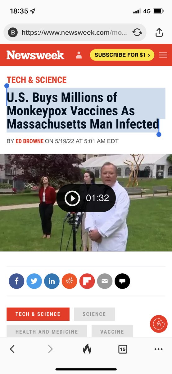 PGoldschmeding's tweet photo. En inderdaad, ook een groot item bij @EenVandaag met verwijzingen naar Van Ranst..de US heeft alvast miljoenen vaccins ingekocht. #apenkool ehh #apenpokken https://t.co/Xc3EHFZYvf