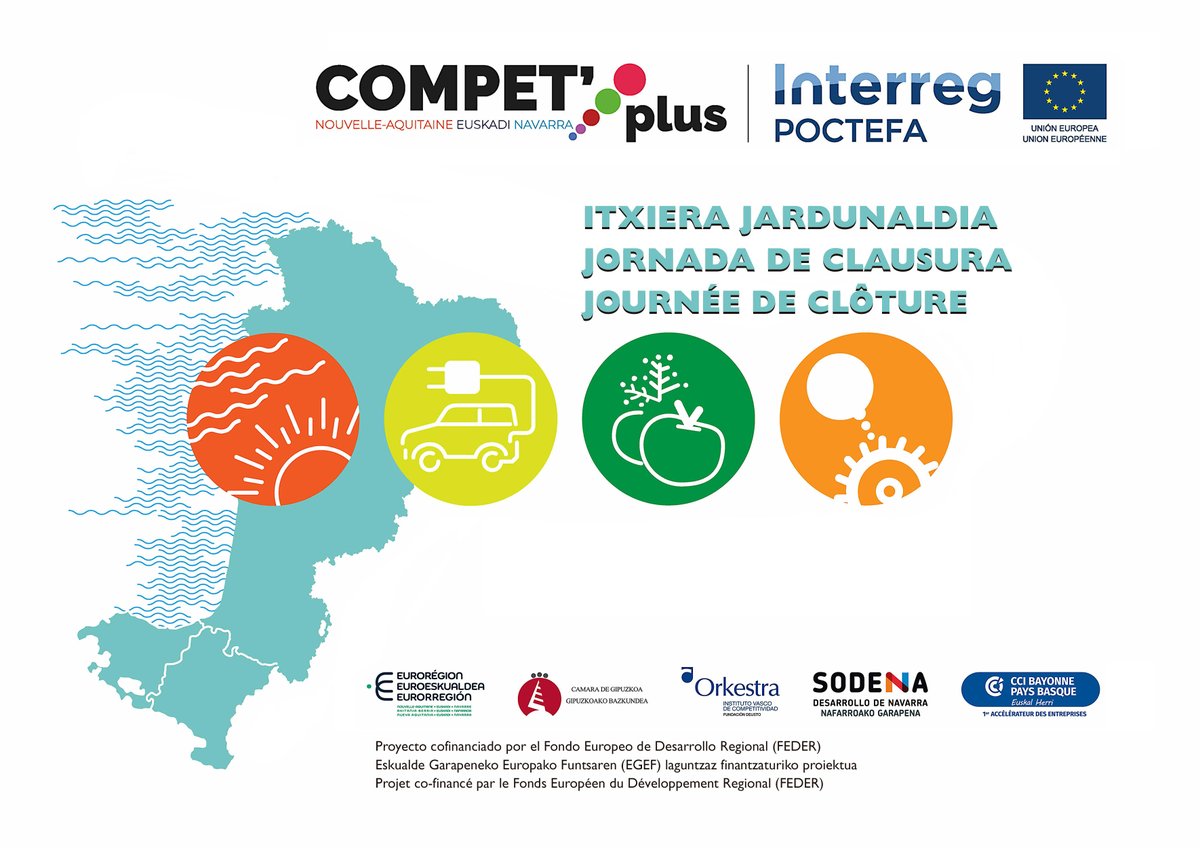COMPETplus (@competplus) on Twitter photo Mañana, viernes 20 de mayo, celebraremos la Jornada final del proyecto <a href="/CTPPOCTEFA/">Europa en el Pirineo</a> <a href="/CompeTplus/">COMPETplus</a> en el Centro de Congresos Bellevue de #Biarritz. Ofreceremos los resultados obtenidos durante el proyecto. Mañana, viernes 20 de mayo, celebraremos la Jornada final del proyecto <a href="/CTPPOCTEFA/">Europa en el Pirineo</a> <a href="/CompeTplus/">COMPETplus</a> en el Centro de Congresos Bellevue de #Biarritz. Ofreceremos los resultados obtenidos durante el proyecto.
