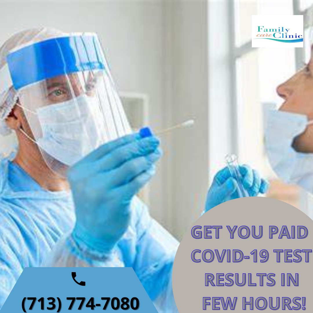 FamilyCare21's tweet photo. Get your paid test results in few hours. 

Family Care Clinic 7080 SW FWY, Houston, Texas, 77074.

Call Now:  
👉 Family Care Clinic:  (713) 774-7080

#Omicron #testingcenters #walkintest #drivethrutest #noappointmenttest #COVID19Test #covidnewshouston #newvariant #staysafe https://t.co/sRVI3Q3Oy6