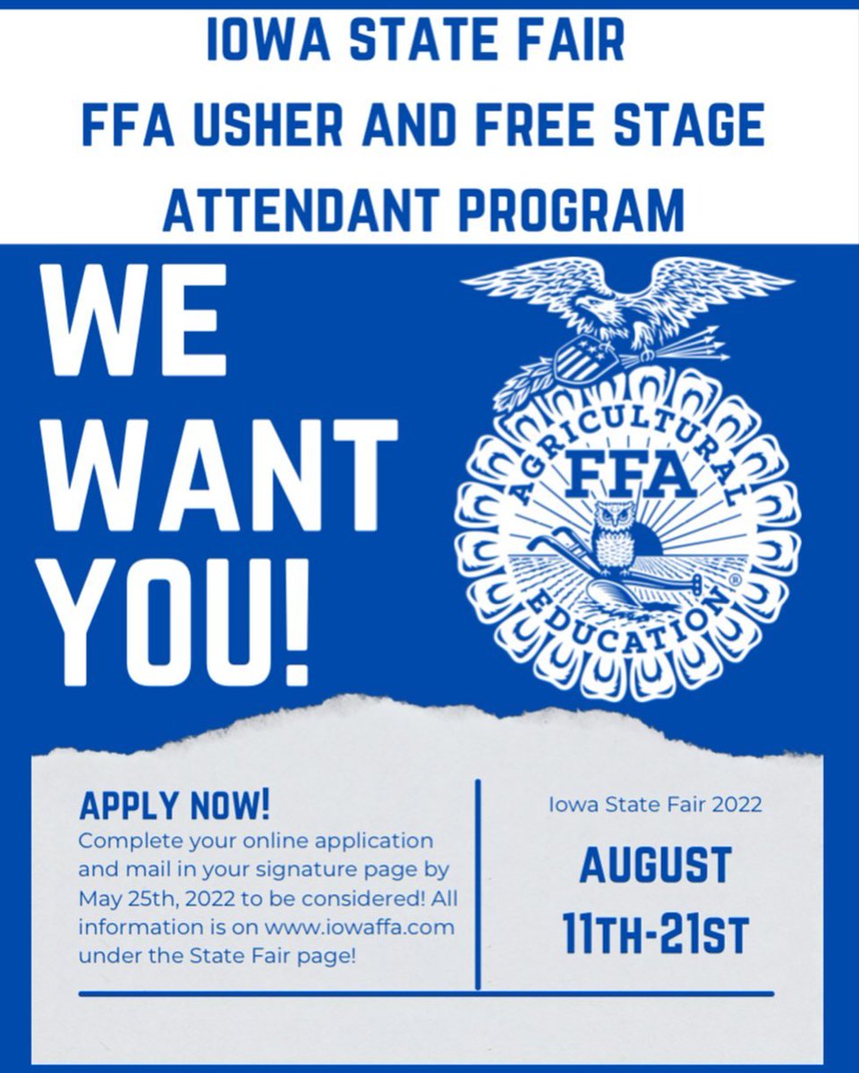 WiltonAgEdFFA's tweet photo. Any students interested in participating apply at the link below by the 25th. @WiltonJrSrHigh https://t.co/vYkjlcdPCN