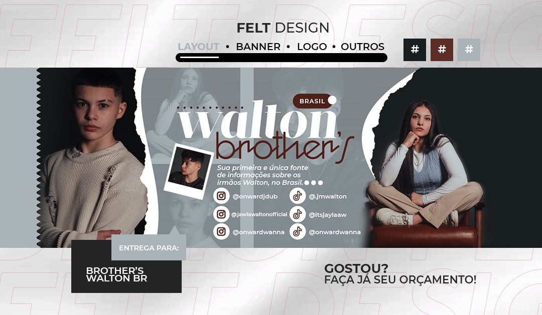 Feltdsign's tweet photo. 🖥️| ESTAMOS DE VOLTA!! Confira nosso portfólio e faça já seu orçamento. Prazo para entrega de até 4 dias após o pagamento. 🥂🤍

🔗:https://t.co/o9TKoWLDm0 https://t.co/wUntCby6GE
