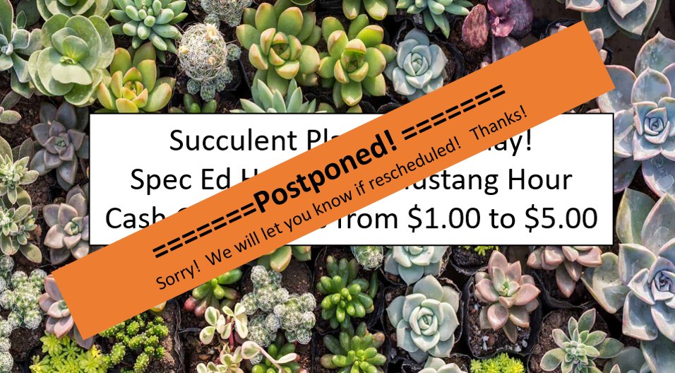 We are sorry but they've had to postpone the plant sale!  We will let you know if we can reschedule.  Thanks for your support!  They are wonderful kids!