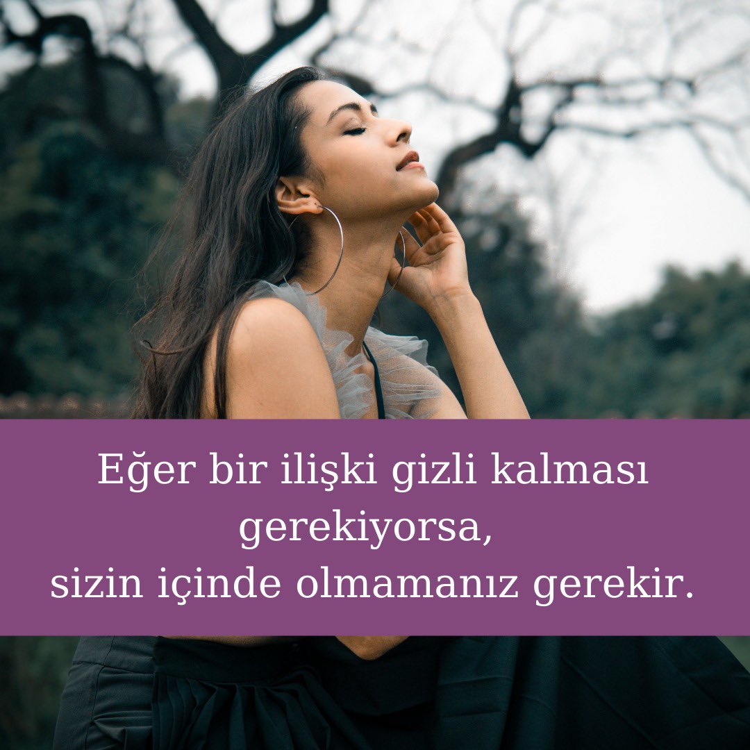 Bir ilişkinin gizli kalması gerekiyorsa, gelecek vadeden bir ilişki değildir. Aksine sorun yaratma olasılığı yüksektir

Karşı tarafın ilişkiye sahip çıkmadığı, sizi yedekte bekletmesi demektir

Dolayısıyla eğer gizli kalması gerekiyorsa o ilişkiyi sürdürmemeniz gerekir

#perşembe