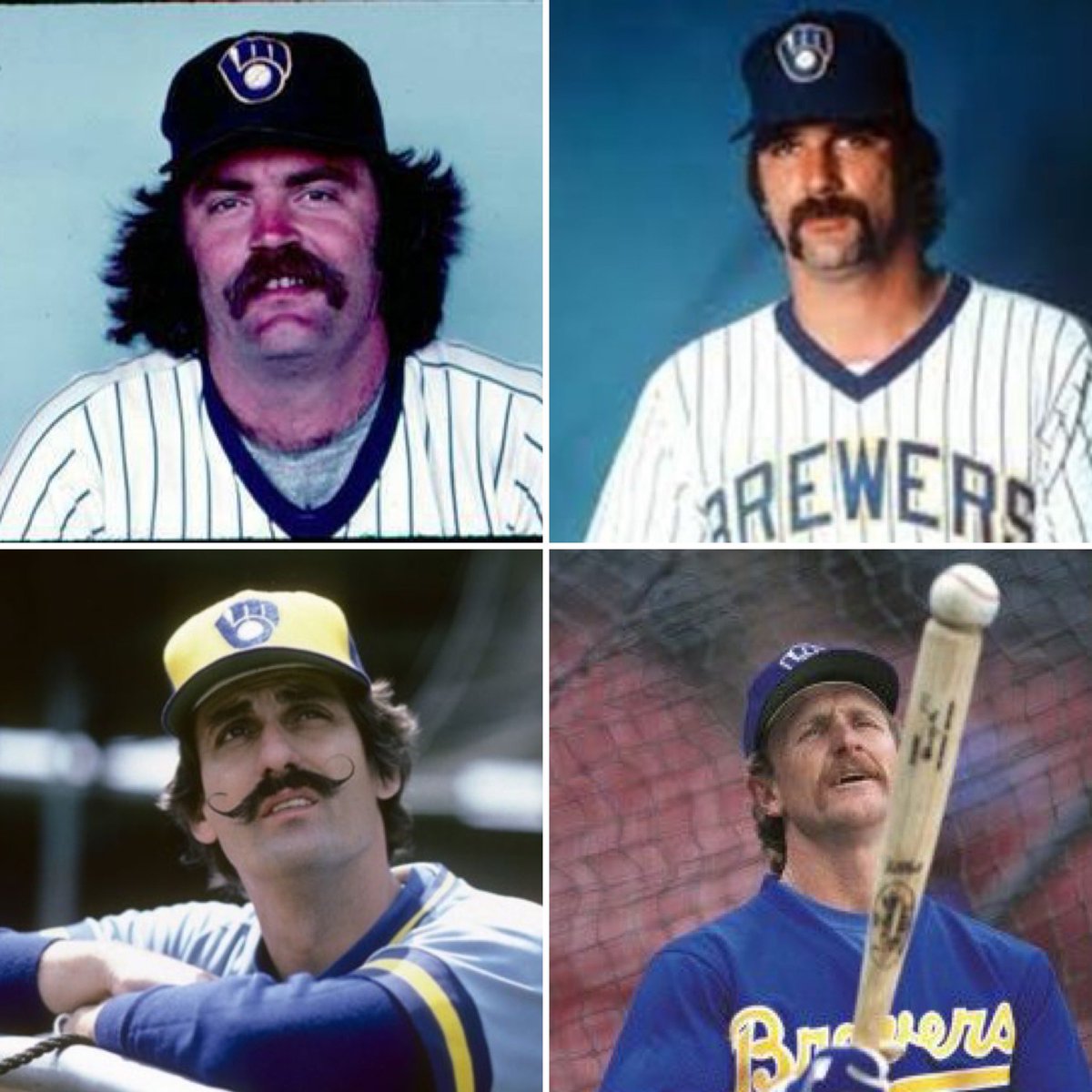 David_Drews's tweet photo. Milwaukee Brewers Mustache Appreciation Post.
Storminโ Norman, Vuckovich, Fingers and โThe Kidโ
#Miwaukee #Brewers #MilwaukeeBrewers #mustache #ThisIsMyCrew https://t.co/acAFGlrKao
