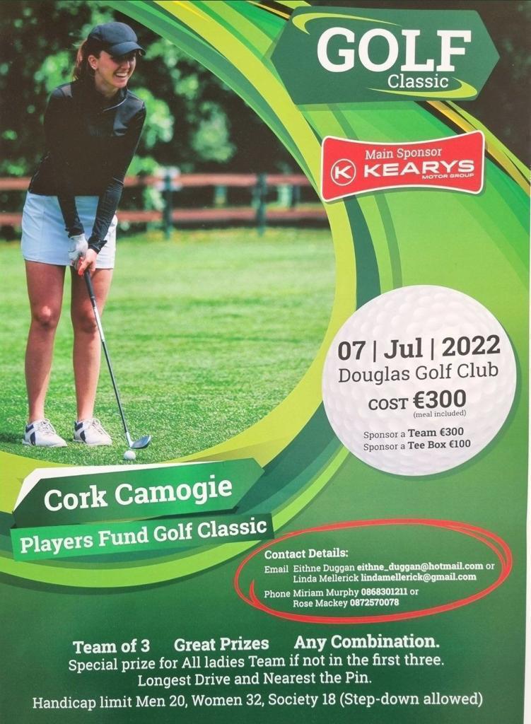 Golf classic for our players fund - a great day out to be had by all - teams of 3 with a meal included. Lots of prizes and more ! We will see you there, tag or share with someone who might be interested! 😁🌞🏌‍♀️🏌‍♂️⛳️