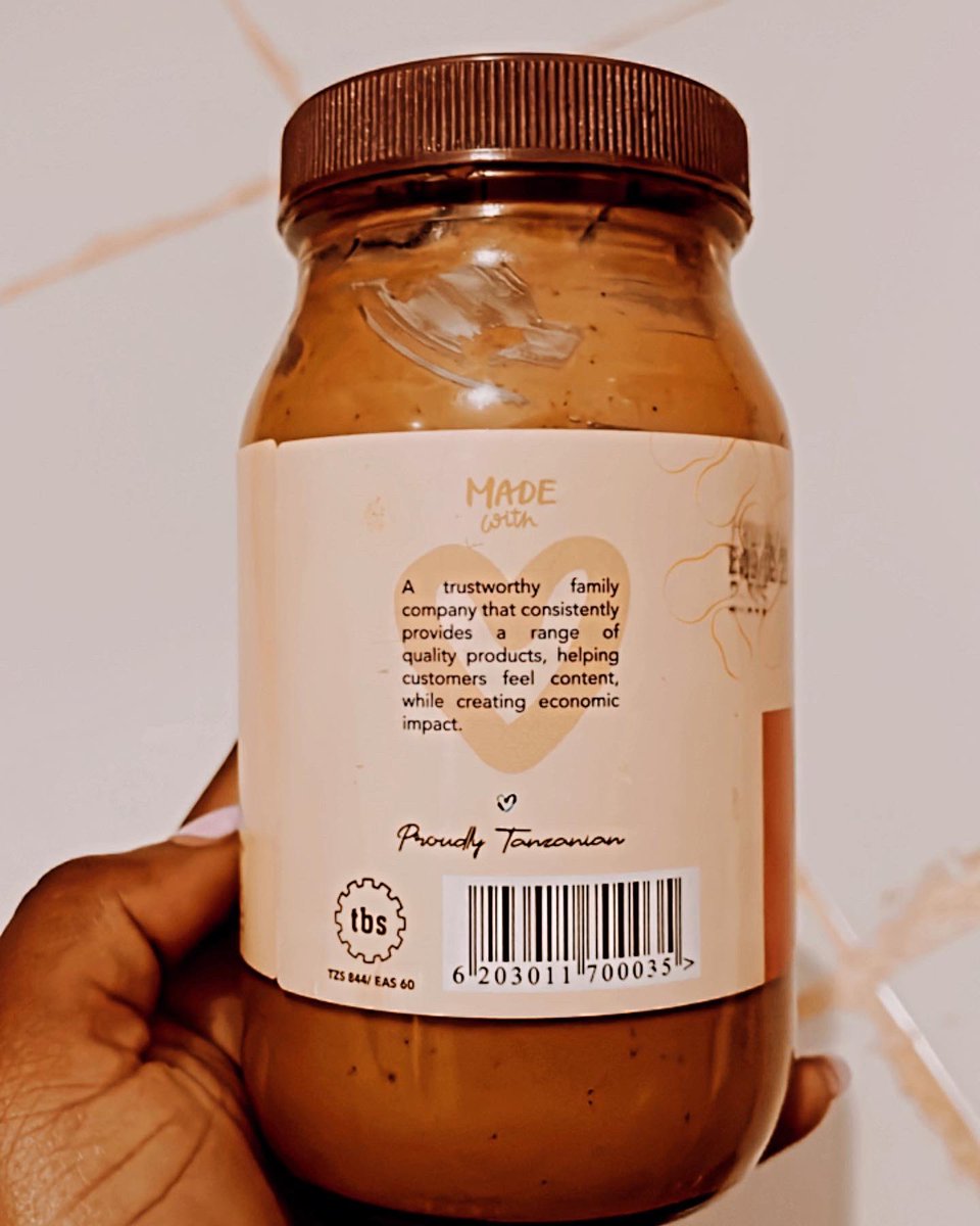 CLARAKABWE3's tweet photo. I was going through my sister’s groceries and I found this (peanut butter from @alaskatanzania) I was very happy seeing this. 
Supporting our local products. Proudly Tanzanian ☺️

@mamaalaskajamii @JenniferBash https://t.co/GqSYz2Om9I